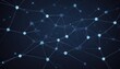 © cd - Abstract digital network connections with nodes and lines on a dark blue background, concept of connectivity and digital communication created with generative ai
