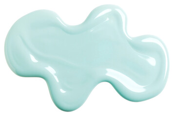 Sticker - PNG Abstract blue liquid spill