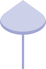 Poster - Simple blue tree icon representing nature and growth, ideal for ecological projects