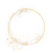 © Rawpixel.com - PNG Elegant gold circle on black
