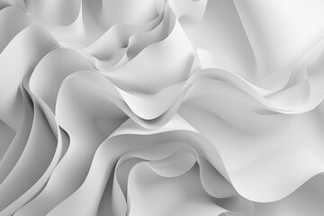 Aufkleber - A close-up shot of a white fabric against a neutral background