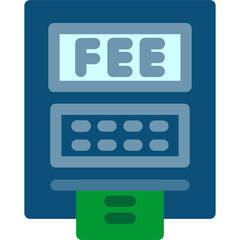 Wall Mural - ATM Fees Icon