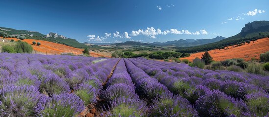 Sticker - Lavender Fields in the French Countryside