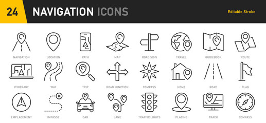 Poster - Digital Business web icons in line style. Marketing, data management, social network, business technology, information technology, collection. Vector illustration.