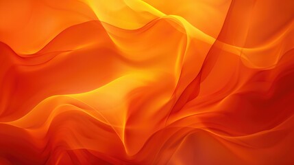 Poster - A close-up shot of red and orange fabric with intricate patterns and textures