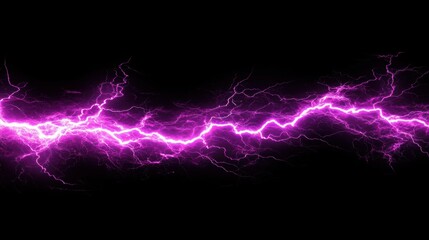 Sticker - Lightning background, Transcendent Pink lightning in the dark sky, high resolution, high detail, high quality photography, high sharpness, hyper realistic, super detailed, super clean 