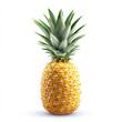 © Reality - Ripe pineapple isolated on white background