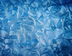 Wall Mural - long background ice texture . blue long background, abstract texture cold winter