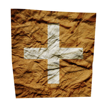 Ransom Note Cut Out Punctuation Symbol Crumpled Paper Texture Colorful Design Element Ransom Note Cutout Old Style Letter, Transparent Background. Blackmail Ransom Kidnapper Anonymous Note Sign
