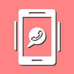 Sticker - Call Vector Icon