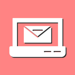 Canvas Print - e mail icon