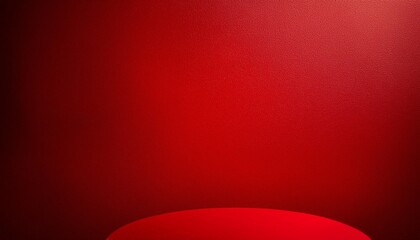 Sticker - Red abstract background for Christmas. Red gradient background for product placement or website. Copy Space.