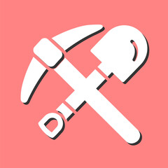 Sticker - Construction Tools Vector Icon