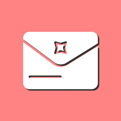 Sticker - Envelope Vector Icon