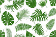 © Hatai - Repeating pattern with fresh green leaves, Repeating green leaf pattern for nature-inspired designs