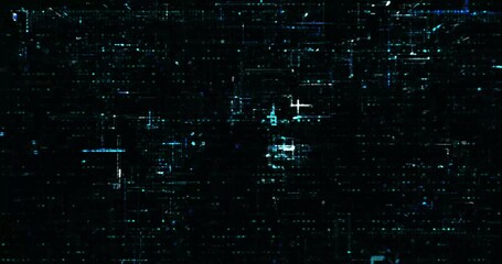 Wall Mural - abstract digital network data background, 3d rendering video digital graphic abstraction design vide