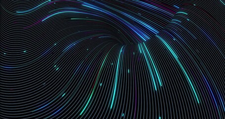 Wall Mural - abstract digital network data background, 3d rendering video digital graphic abstraction design vide