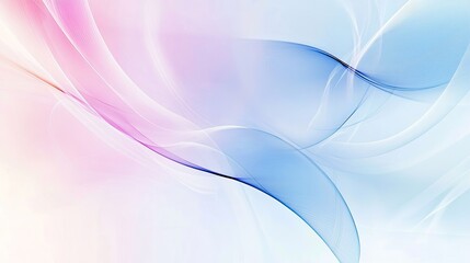 Poster - Minimalist abstract background with soft hues and gentle curves. Plenty of copy space in the center.