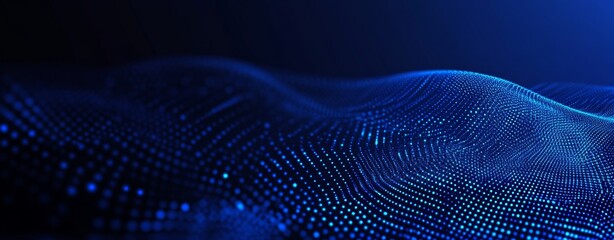 Poster - Network or connection of lines and dots. Abstract digital background of points and lines. Glowing plexus. Abstract technology science background. 3D rendering.