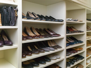 Shoe, bag closet