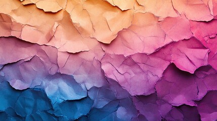 Poster - A vibrant abstract paper texture featuring a blend of colors, creating a stunning visual backdrop for artistic projects.