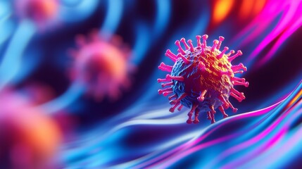 The phospholipid bilayer of a cell membrane during a biochemical study