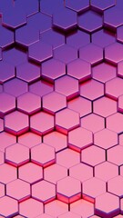 Aufkleber - Modern Hexagonal Tiles with Gradient Lighting
