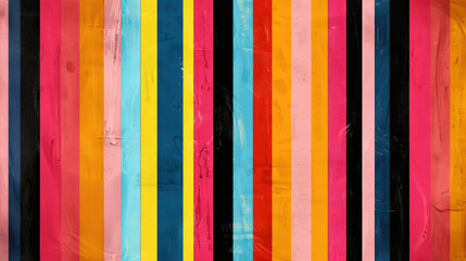 Fototapete - Vibrant stripes creating a textured design, ideal for an artistic backdrop