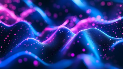 Poster - Dots and lines connecting networks. Technology background. Plexus. Big data background. 3D rendering.