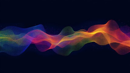 Poster - A cyber big data flow, blockchain data fields, and network lines forming a stream. AI technology, digital communication, science research, three-dimensional illustrations of neurons.