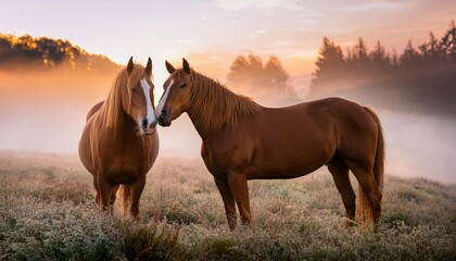 horse in the field