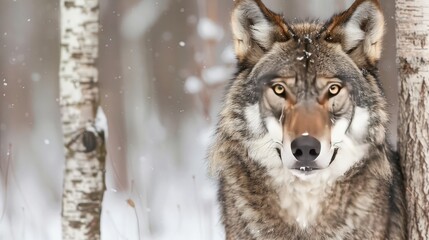  Wolf in Winter Wonderland