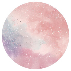 Canvas Print - png dreamy pastel galaxy art