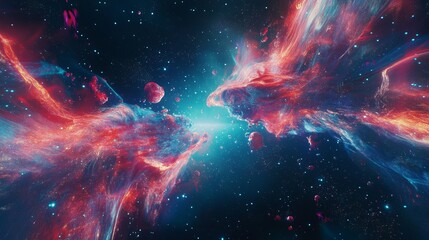 Wall Mural - Cosmic Encounter