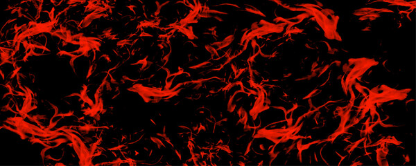 Wall Mural - sparks from fire on a black flame from an explosion on a black background. fire & brimstone abstract