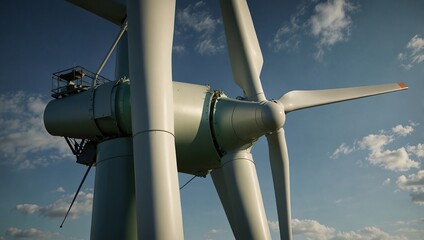 Wind turbine generator for green electricity production