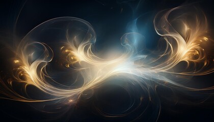 Poster - abstract fractal background