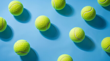 Tennis balls background. 