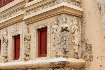 ho trai: this library is an example of traditional lanna architecture dedicated to the preservation 
