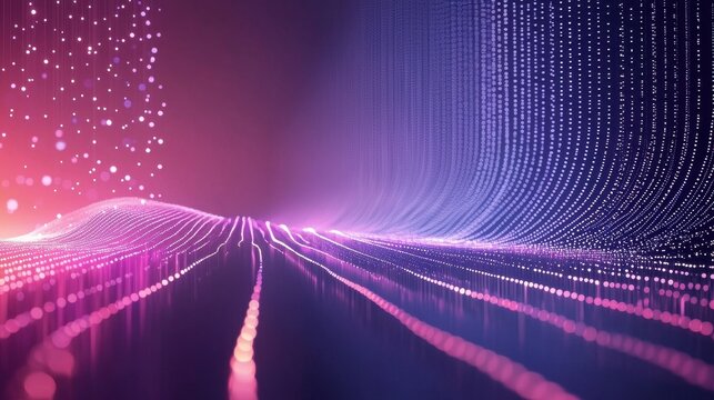 Abstract dot point connect 
