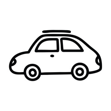 Car silhouette design on white background