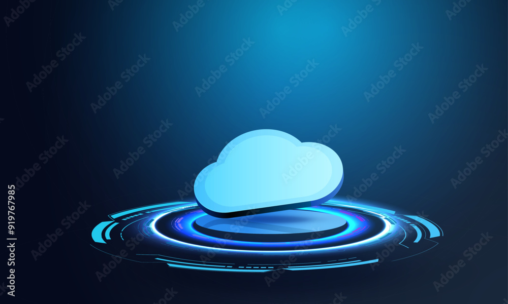 Cloud database on virtual platform data transmission background ...