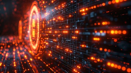 Abstract Digital Network