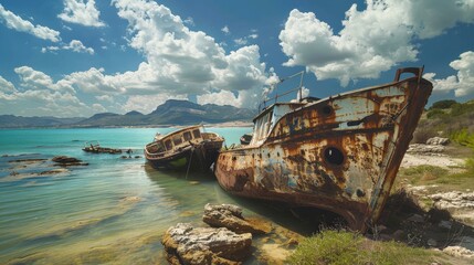 Shipwrecked: Abandoned Boats in Rimel, Bizerte, Tunisia