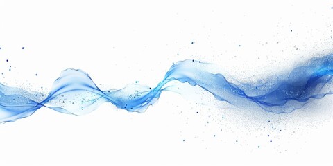 Wall Mural - this vibrant abstract design of blue water flow showcases stunning visuals for diverse creative medi