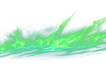 png ethereal green aurora night sky