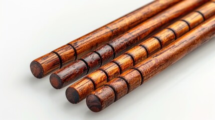 Sticker - Close-up of Wooden Chopsticks