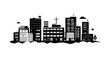 © designknowledge - Complex with a central building surrounded by outpatient and specialty clinics, vector illustration art