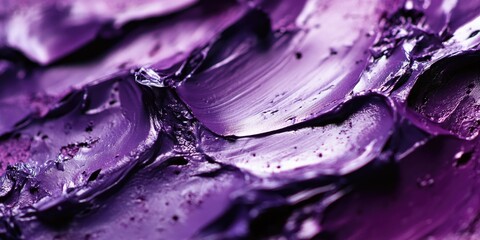 Poster - Purple Paint Close Up