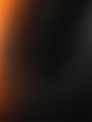 Wall Mural - gradient orange to black smooth grainy texture transit background